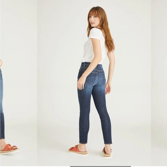 DRIFTWOOD Jackie High Rise Skinny Raw Hem Denim Jeans 25 - Picture 3 of 13